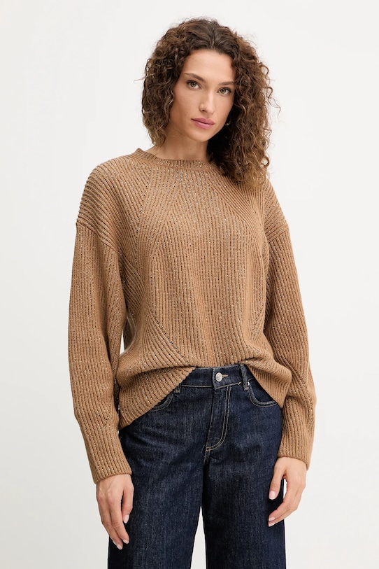 Свитер с шерстью Twinset, коричневый
Свитер с шерстью Twinset, коричневый