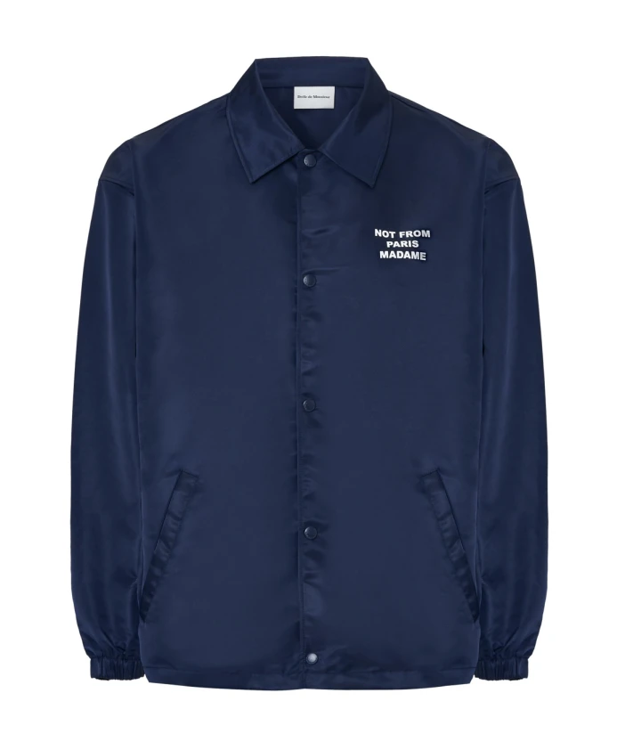 Синяя водонепроницаемая куртка в современном стиле. Drole De Monsieur, синий
Синяя водонепроницаемая куртка в современном стиле. Drole De Monsieur, синий