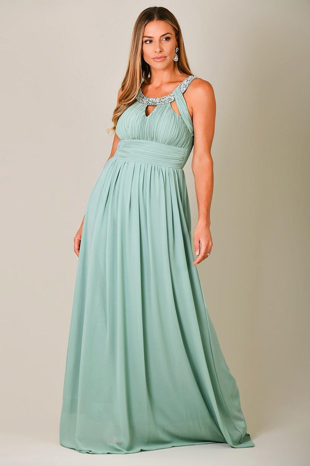 Шифоновое платье макси с ромбовидным вырезом KRISP, зеленый
Шифоновое платье макси с ромбовидным вырезом KRISP, зеленый