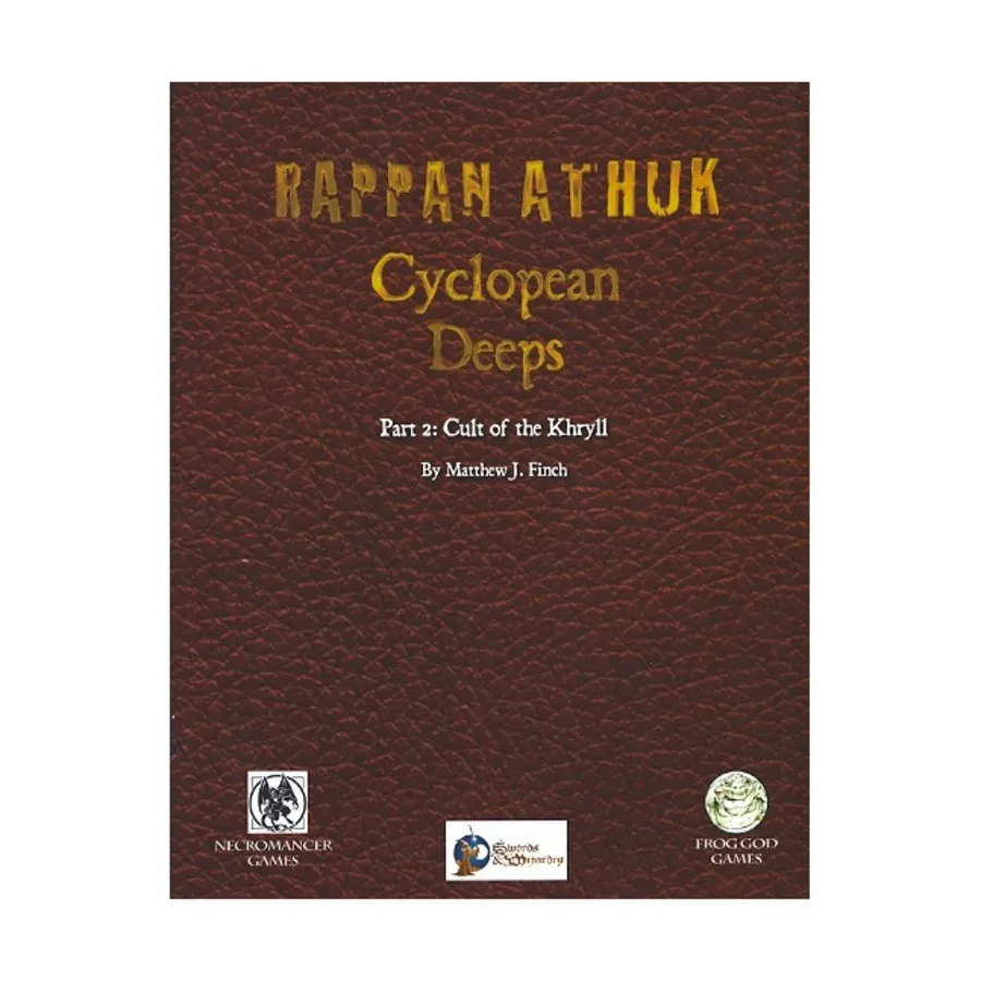 Модуль Cyclopean Deeps #2 - Cult of the Khryll (w/PDF) (Swords & Wizardry), Rappan Athuk (Swords & Wizardry)
Модуль Cyclopean Deeps #2 - Cult of the Khryll (w/PDF) (Swords & Wizardry), Rappan Athuk (Swords & Wizardry)
