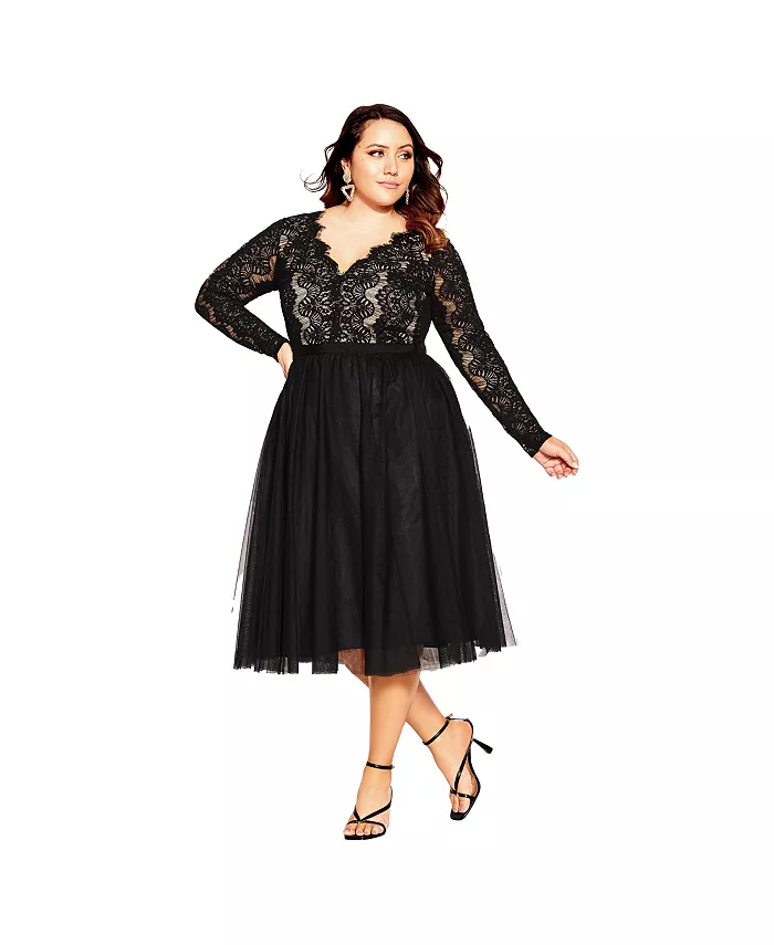 Платье Rare Beauty больших размеров CITY CHIC, черный
Платье Rare Beauty больших размеров CITY CHIC, черный