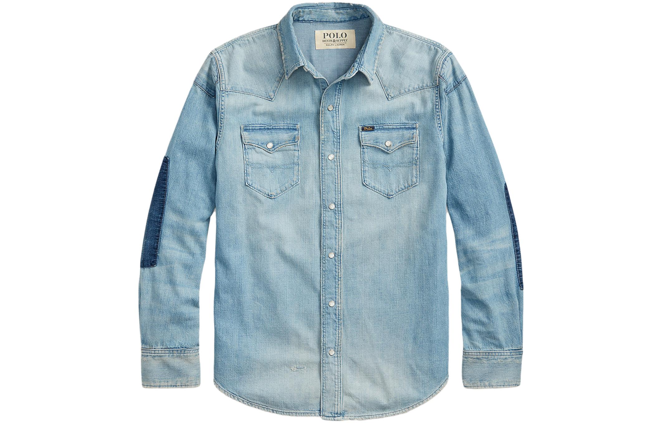 Футболка мужская с длинным рукавом и цветными вставками на карманах синяя Polo Ralph Lauren
Футболка мужская с длинным рукавом и цветными вставками на карманах синяя Polo Ralph Lauren