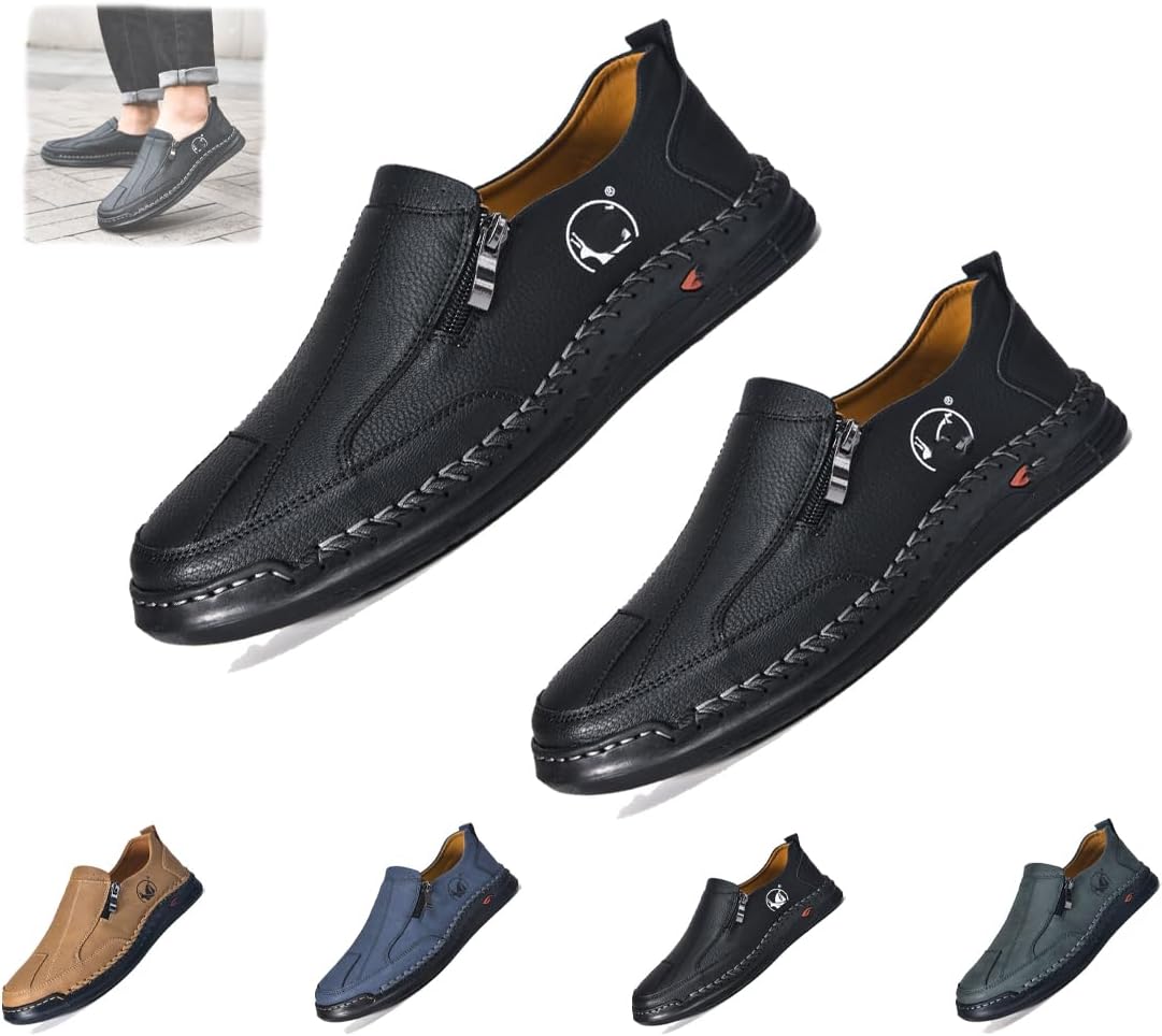 Мужские кожаные повседневные слипоны лоферы бизнес-мокасины легкие освежающие классические туфли для прогулок, вождения и путешествий на улице Generic, черный
Мужские кожаные повседневные слипоны лоферы бизнес-мокасины легкие освежающие классические туфли для прогулок, вождения и путешествий на улице Generic, черный