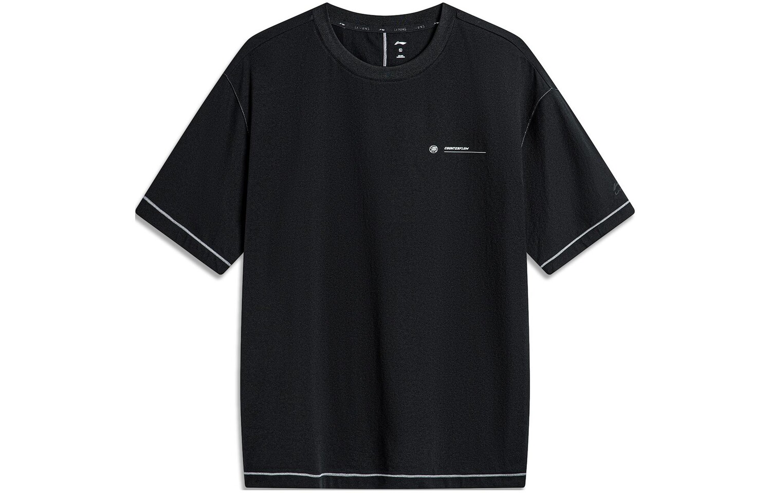 Футболка унисекс черная Lining, черный
Футболка унисекс черная Lining, черный