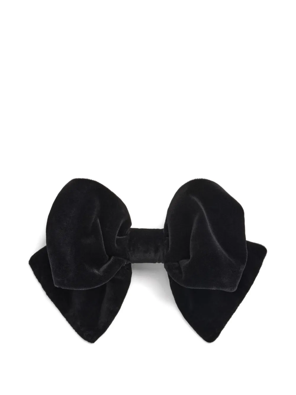 Бархатная заколка для волос с бантом Patou, черный
Бархатная заколка для волос с бантом Patou, черный