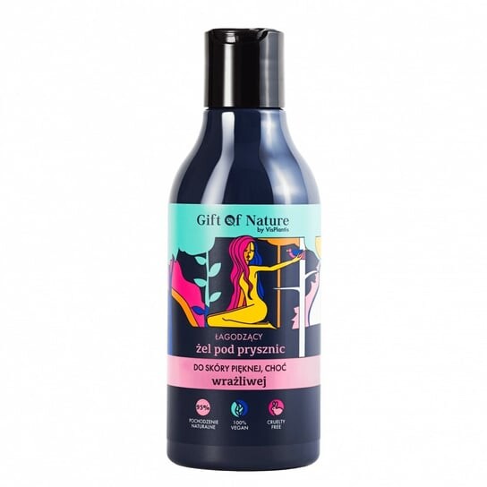 Дар природы успокаивающий гель для душа с черным тмином для чувствительной кожи 300мл, Gift of Nature 
Дар природы успокаивающий гель для душа с черным тмином для чувствительной кожи 300мл, Gift of Nature