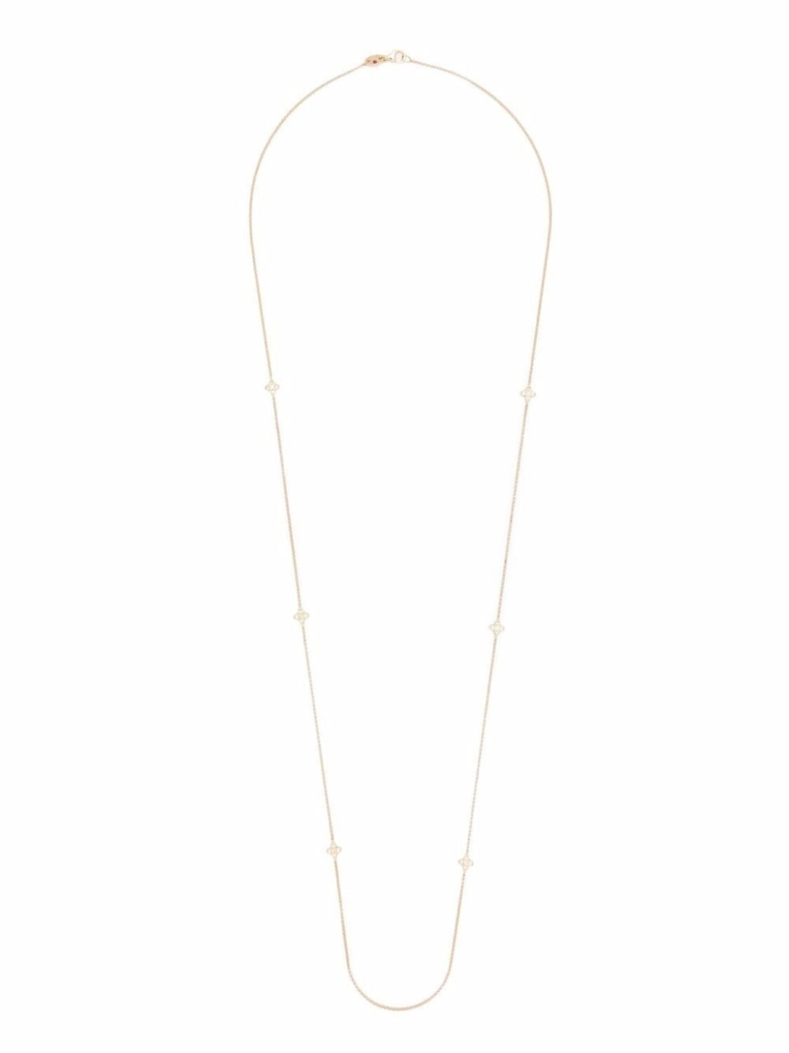 Колье Princess Flower из желтого золота с рубином и бриллиантами Roberto Coin, золотой 
Колье Princess Flower из желтого золота с рубином и бриллиантами Roberto Coin, золотой