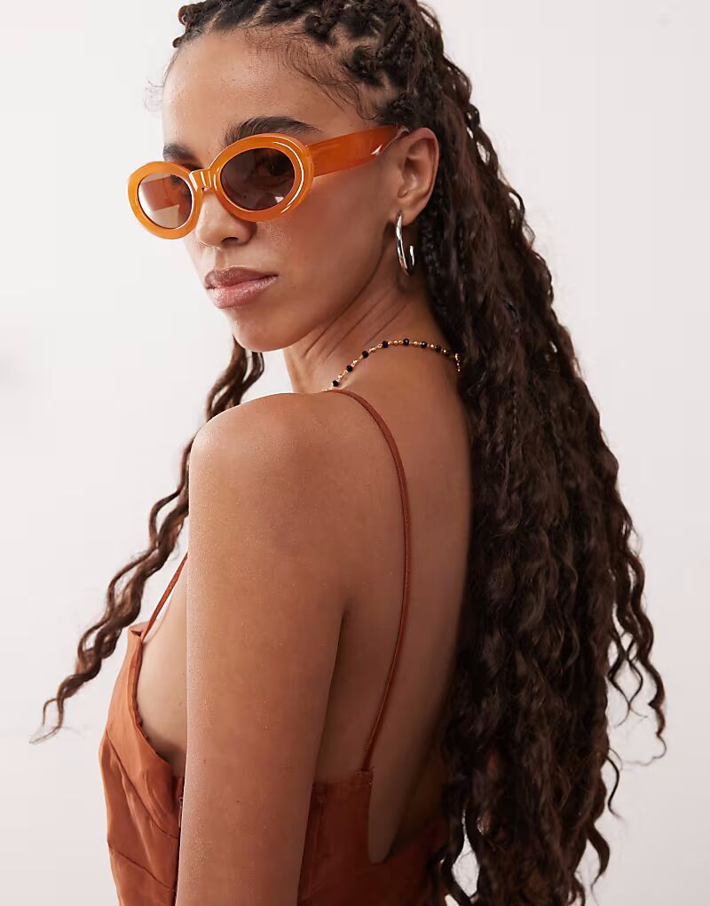 Солнцезащитные очки Reclaimed Vintage bubble oval в оранжевой оправе, Оранжевый, Солнцезащитные очки Reclaimed Vintage bubble oval в оранжевой оправе
Солнцезащитные очки Reclaimed Vintage bubble oval в оранжевой оправе, Оранжевый, Солнцезащитные очки Reclaimed Vintage bubble oval в оранжевой оправе