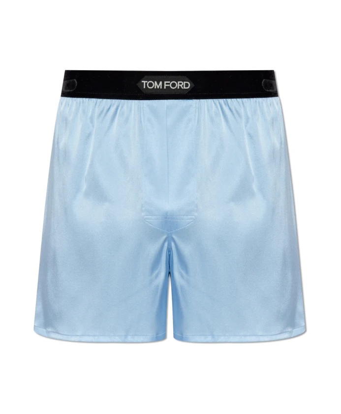 Шелковые боксерские шорты Tom Ford, синий
Шелковые боксерские шорты Tom Ford, синий