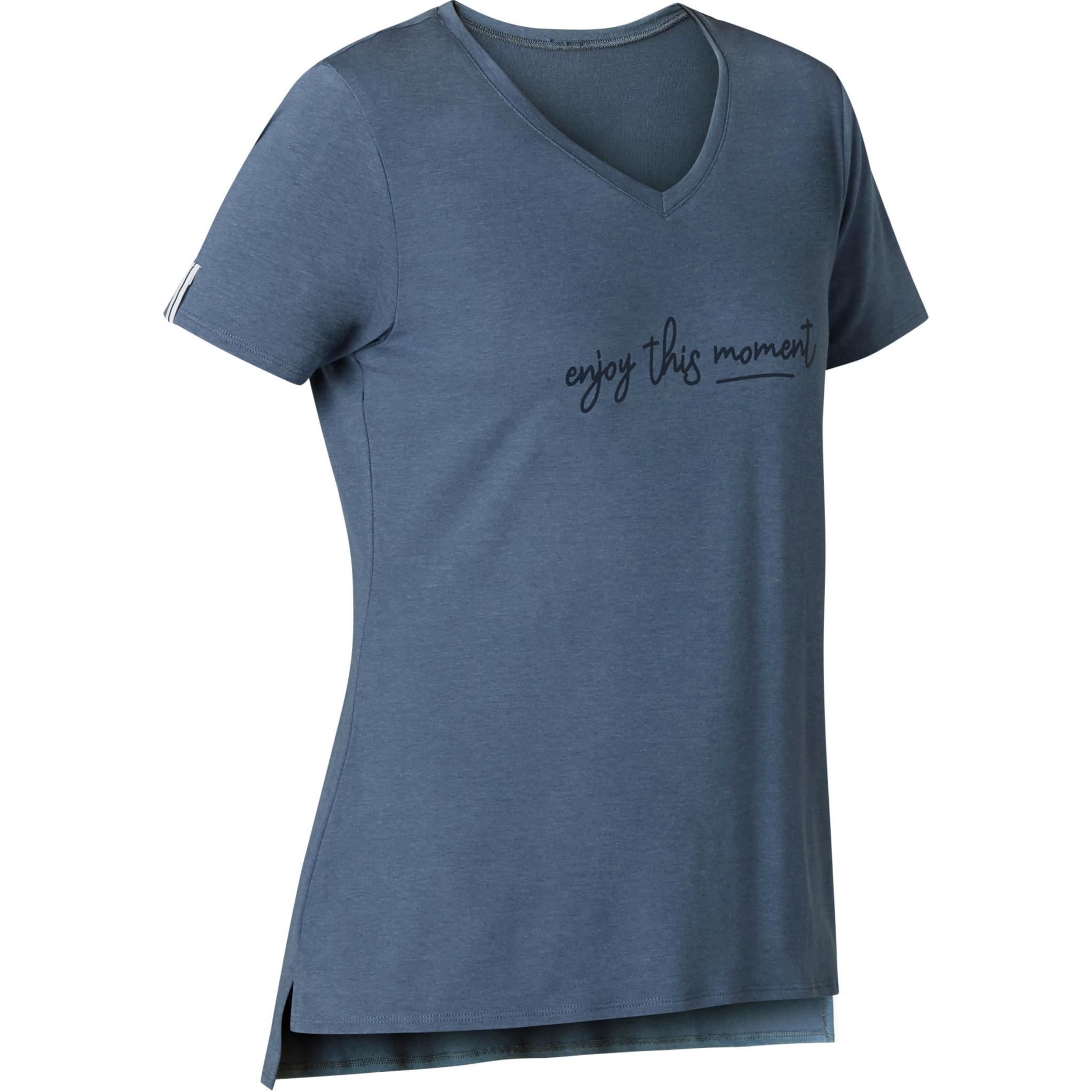 Футболка женская серая шиферно-голубая DECATHLON
Футболка женская серая шиферно-голубая DECATHLON