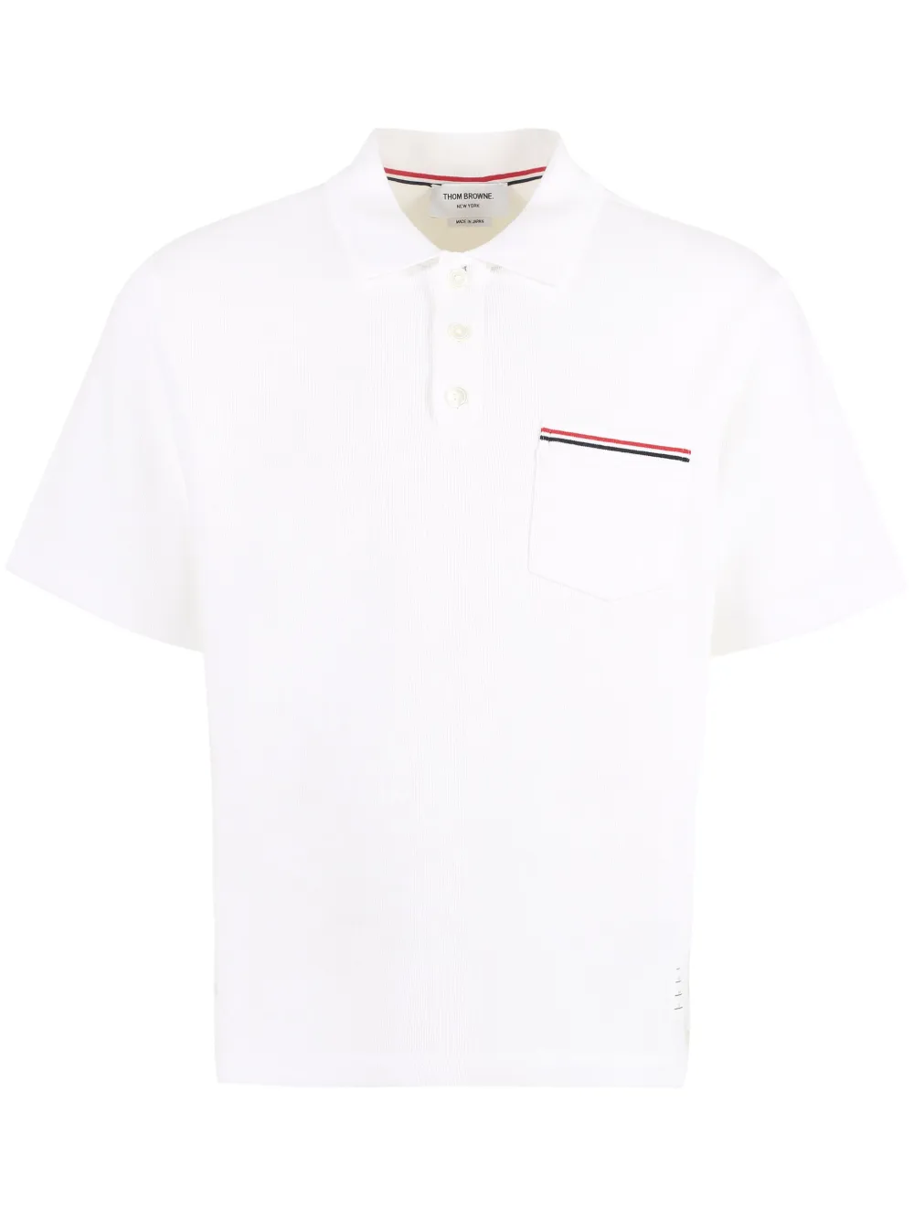 Рубашка-поло из хлопка в полоску RWB THOM BROWNE, белый
Рубашка-поло из хлопка в полоску RWB THOM BROWNE, белый