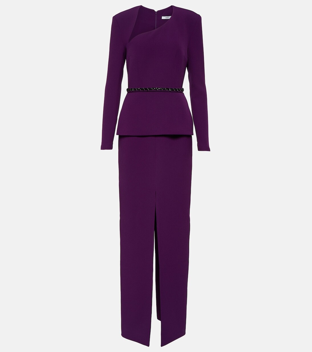 Асимметричное платье из крепа с украшением Safiyaa, фиолетовый
Асимметричное платье из крепа с украшением Safiyaa, фиолетовый