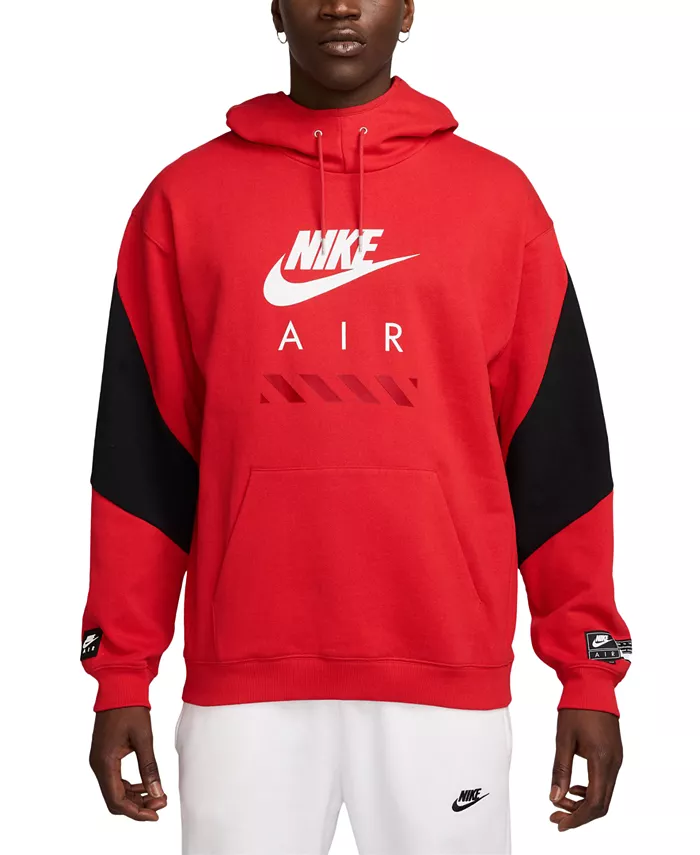 Мужская просторная худи Air Fleece с логотипом Nike, красный
Мужская просторная худи Air Fleece с логотипом Nike, красный