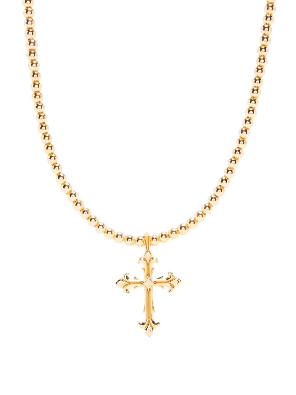 Ожерелье с подвеской в виде креста Флери Emanuele Bicocchi, золотой
Ожерелье с подвеской в виде креста Флери Emanuele Bicocchi, золотой