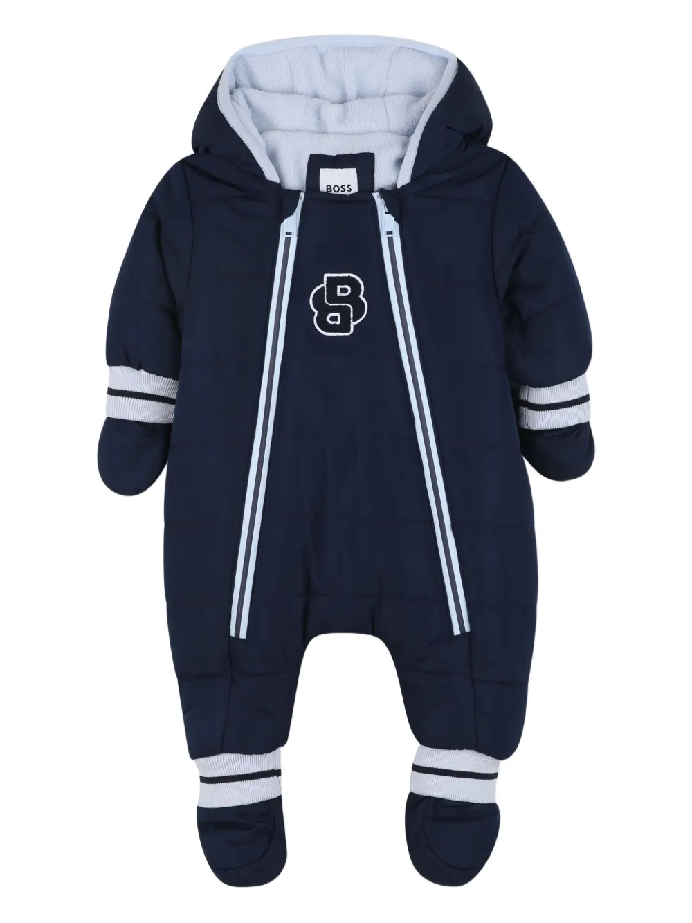 Дутый комбинезон с капюшоном BOSS Kidswear, синий
Дутый комбинезон с капюшоном BOSS Kidswear, синий