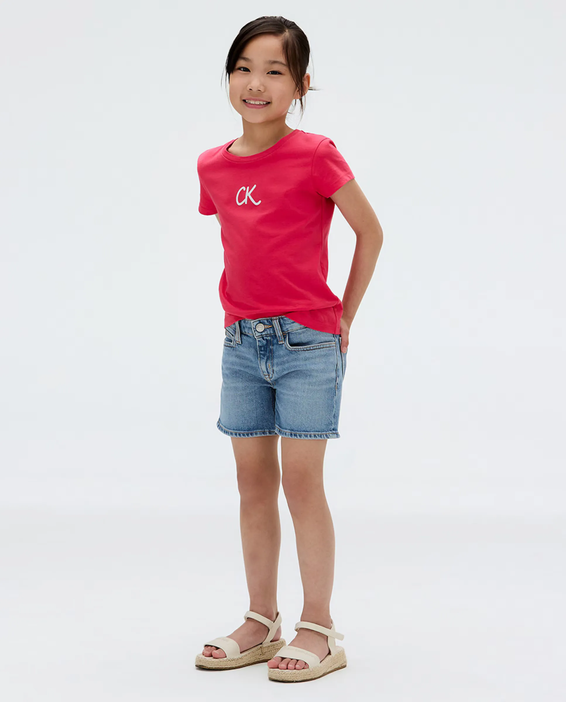 Детская футболка с логотипом Glitter Calvin Klein, красный
Детская футболка с логотипом Glitter Calvin Klein, красный