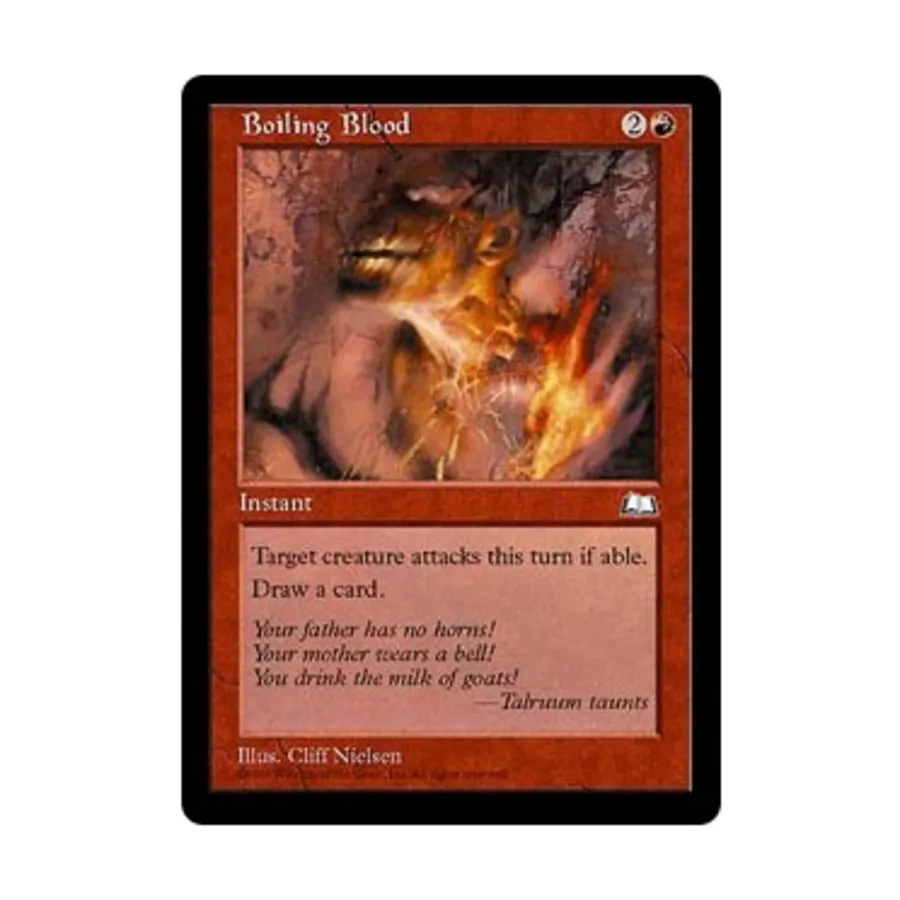 CCG Кипящая кровь (С), MTG - Weatherlight
CCG Кипящая кровь (С), MTG - Weatherlight