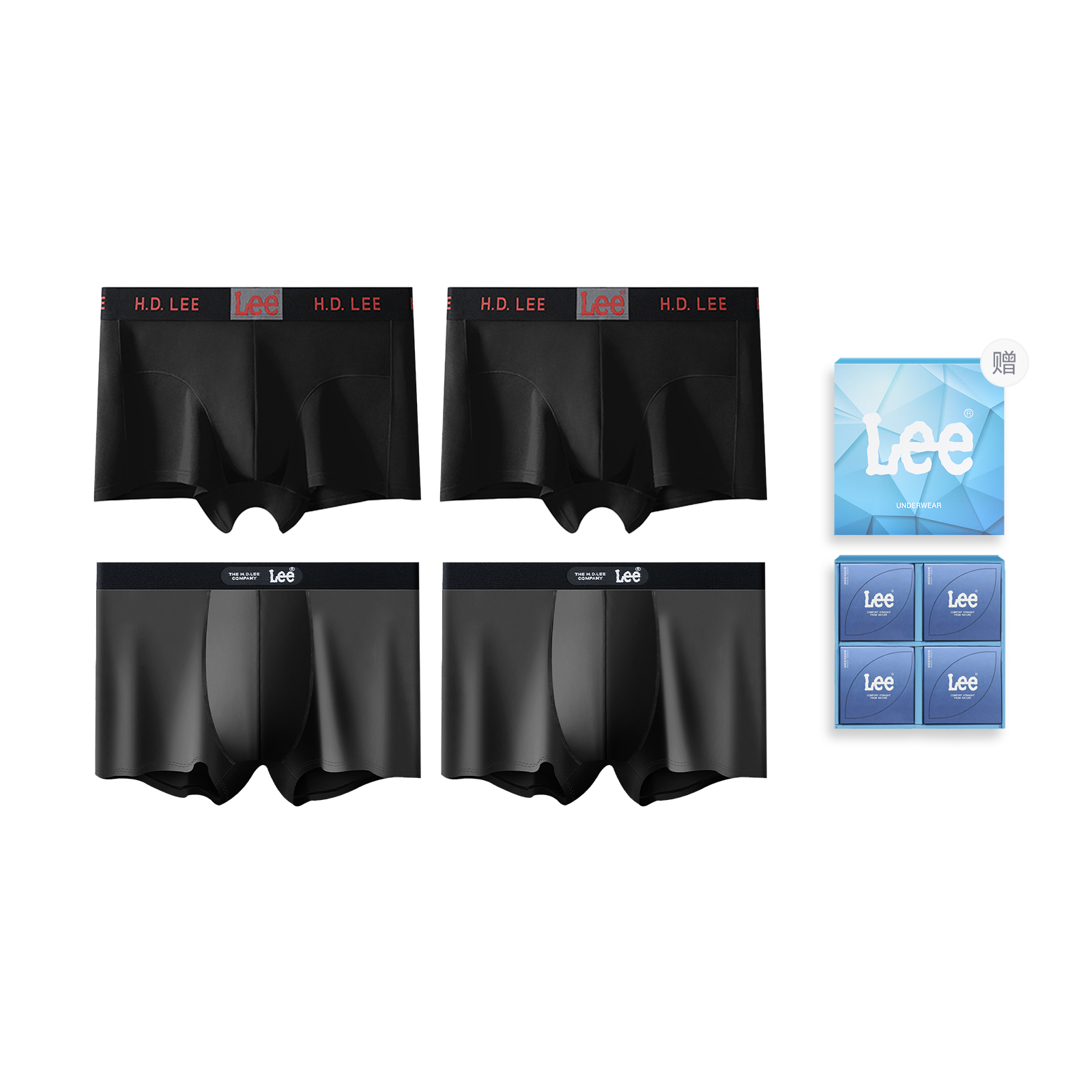 Lee Подарочный набор Cordura мужского белья 4 шт
Lee Подарочный набор Cordura мужского белья 4 шт