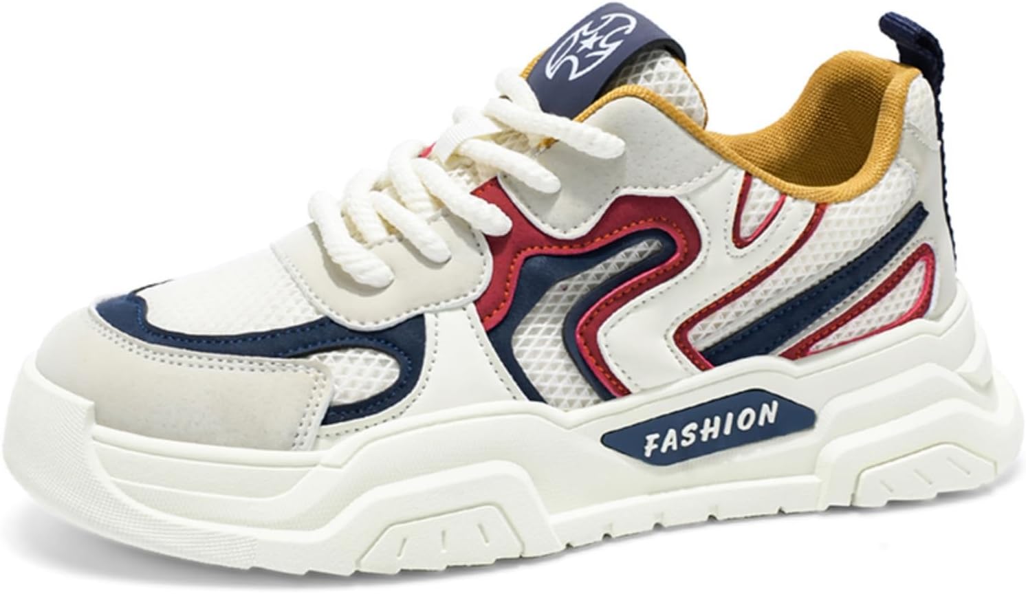 Мужские кроссовки с массивной подошвой, повседневные спортивные обувь - модные для уличного стиля, досуга и ежедневных поездок Khwfjas, красный
Мужские кроссовки с массивной подошвой, повседневные спортивные обувь - модные для уличного стиля, досуга и ежедневных поездок Khwfjas, красный