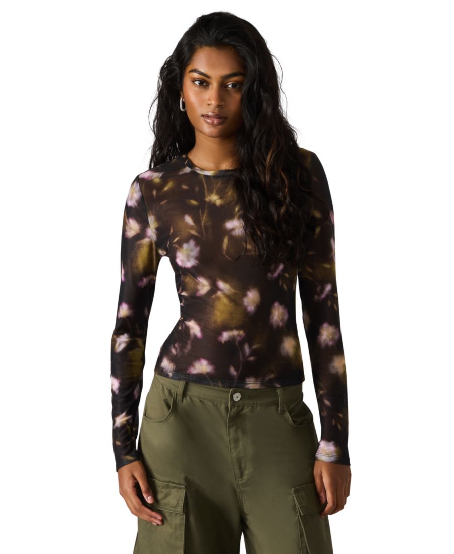 Женская блузка с длинными рукавами Lilianna Steve Madden, Black Ditsy Floral
Женская блузка с длинными рукавами Lilianna Steve Madden, Black Ditsy Floral