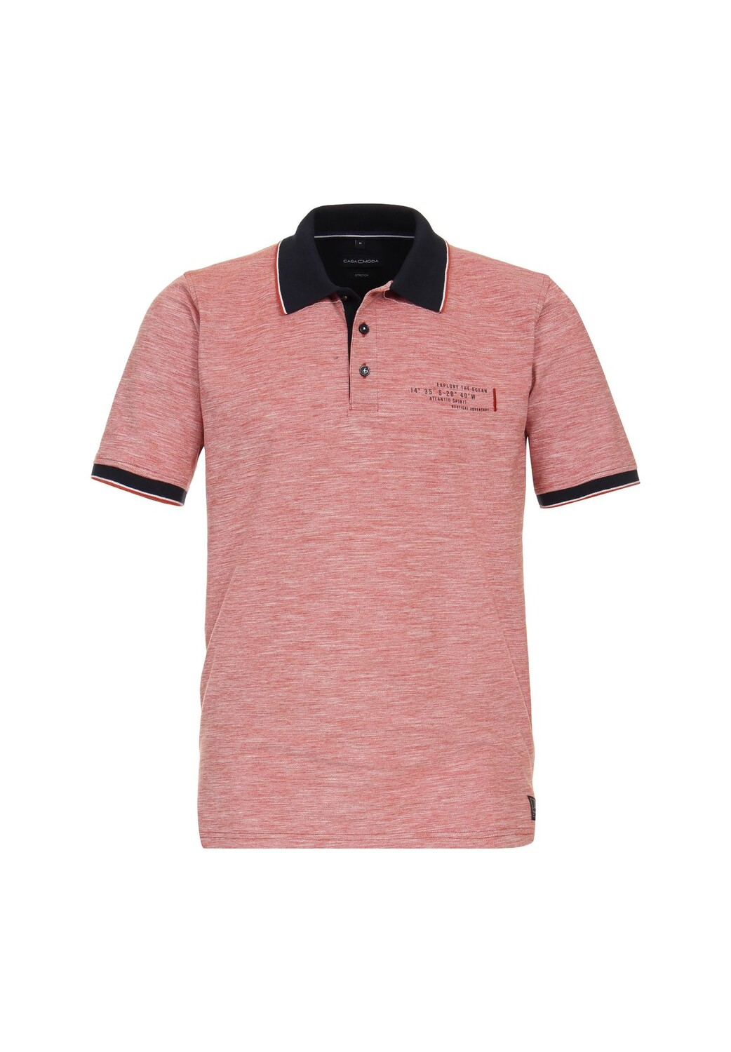 Мужская однотонная рубашка-поло CASAMODA, цвет Hellrot
Мужская однотонная рубашка-поло CASAMODA, цвет Hellrot