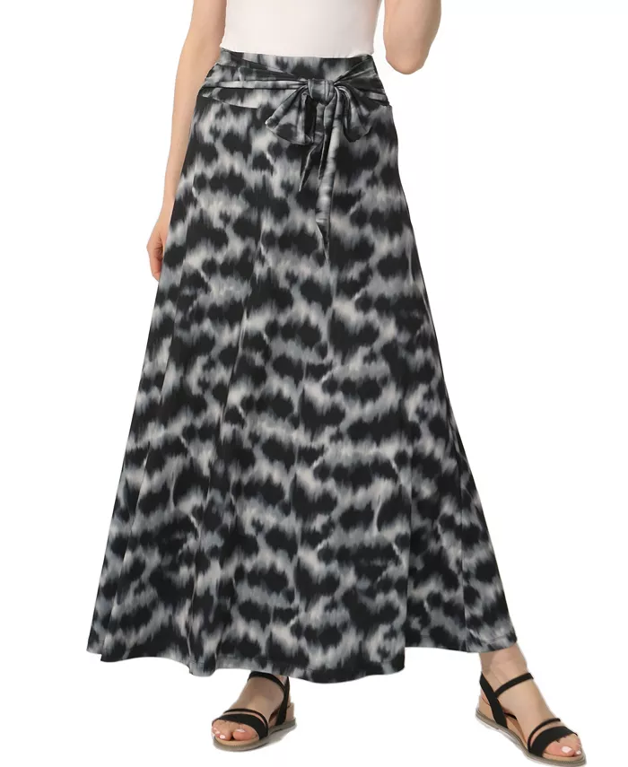 Женская юбка макси с поясом kimi + kai, мультиколор 
Женская юбка макси с поясом kimi + kai, мультиколор