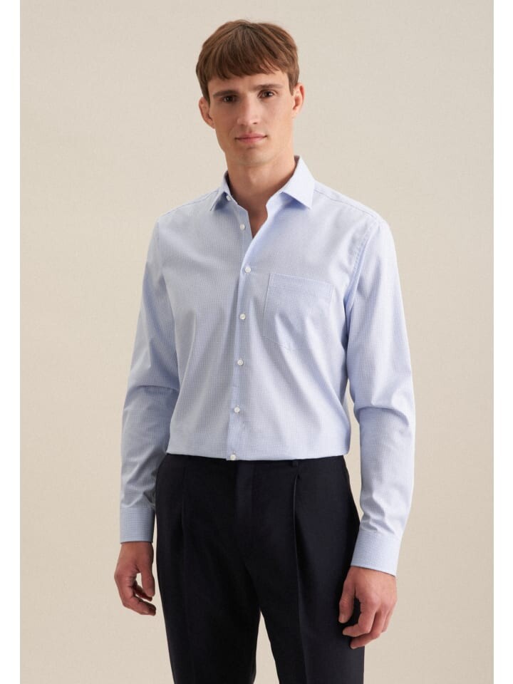 Рубашка Seidensticker Business Regular, голубой
Рубашка Seidensticker Business Regular, голубой