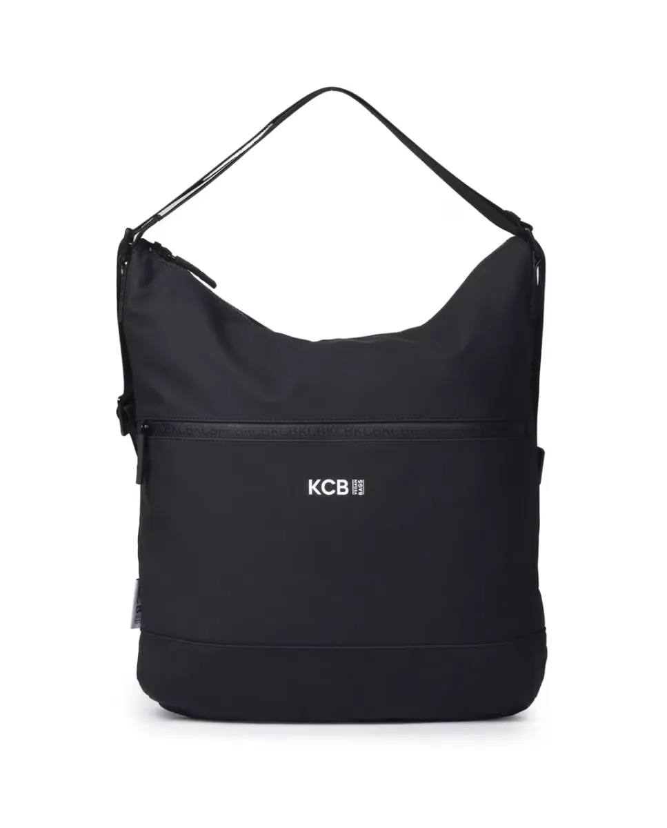 Многопозиционная сумка через плечо черного цвета Kcb, черный
Многопозиционная сумка через плечо черного цвета Kcb, черный