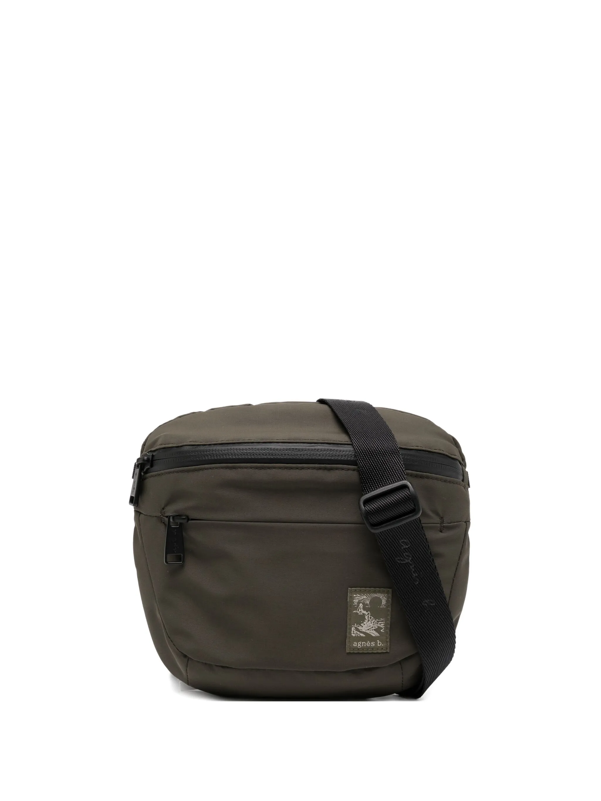 Сумка-мессенджер с нашивкой-логотипом Agnès B., зеленый
Сумка-мессенджер с нашивкой-логотипом Agnès B., зеленый