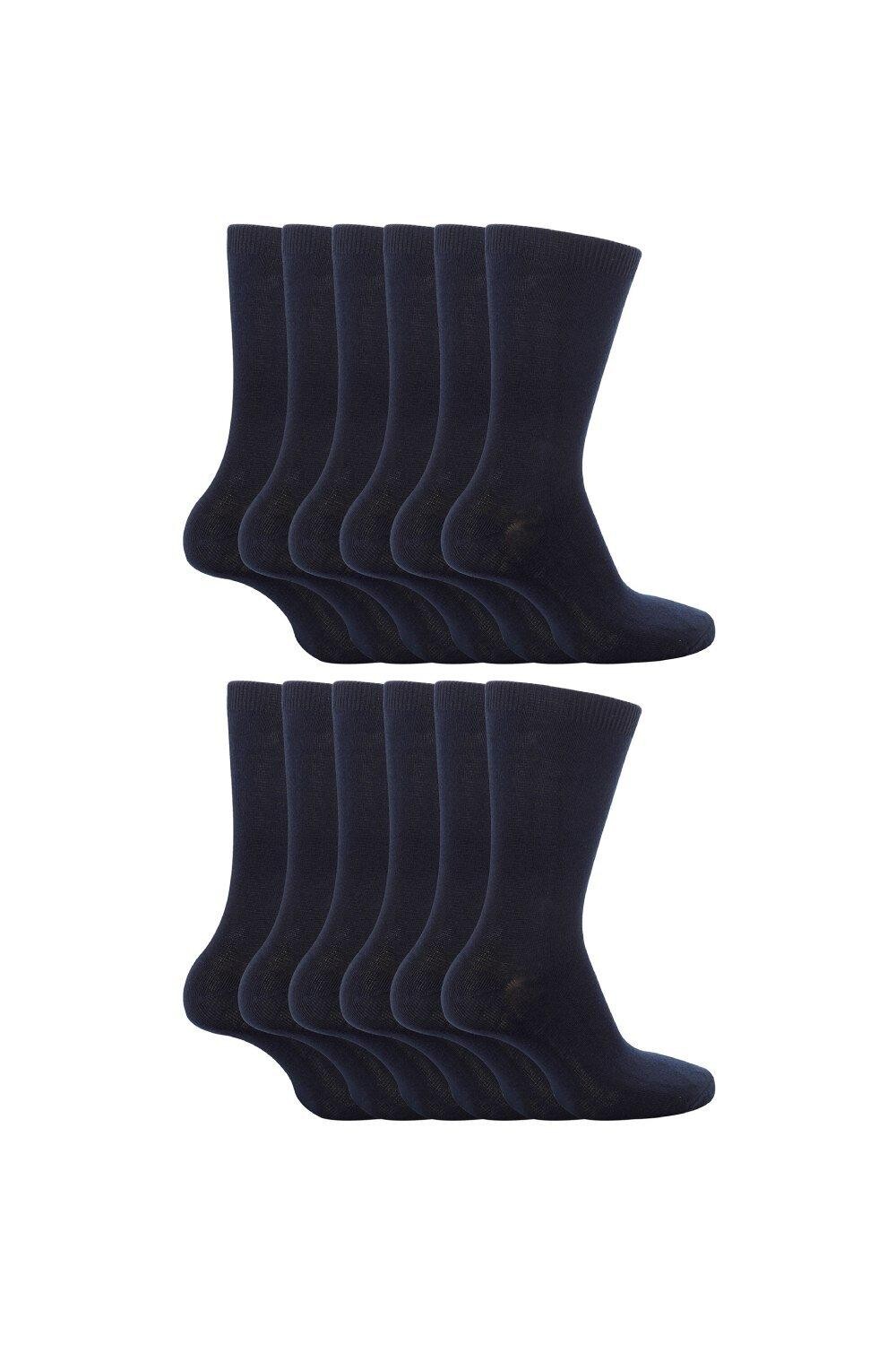 12 пар однотонных школьных мягких дышащих носков с высоким содержанием хлопка Sock Snob, синий
12 пар однотонных школьных мягких дышащих носков с высоким содержанием хлопка Sock Snob, синий