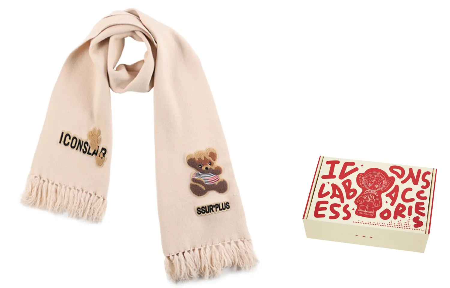 Вязаный шарф унисекс ICONS Lab, хаки
Вязаный шарф унисекс ICONS Lab, хаки