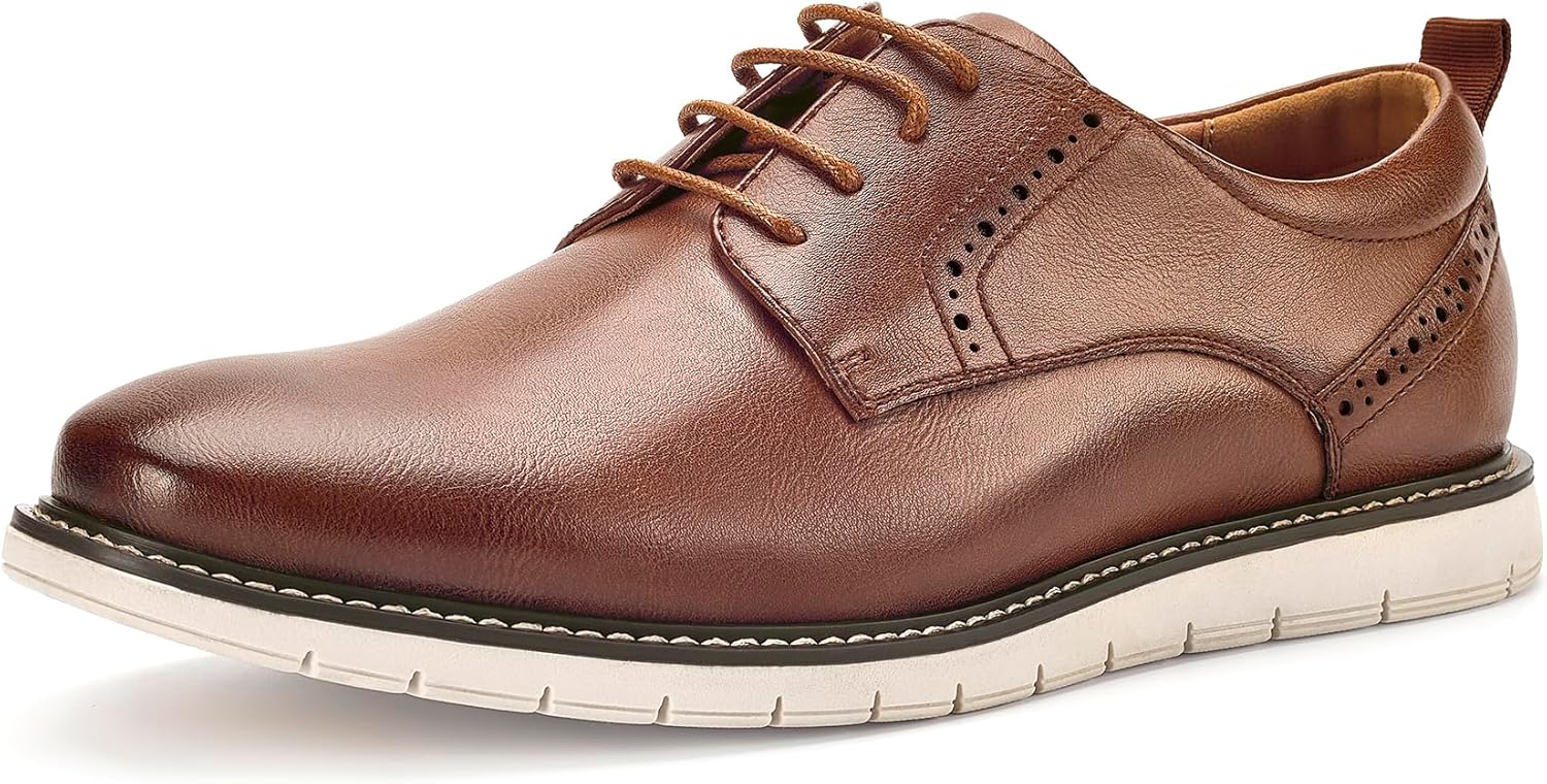 Мужские повседневные оксфорды с цельным носком, деловые формальные туфли, коричневые и черные Temeshu
Мужские повседневные оксфорды с цельным носком, деловые формальные туфли, коричневые и черные Temeshu