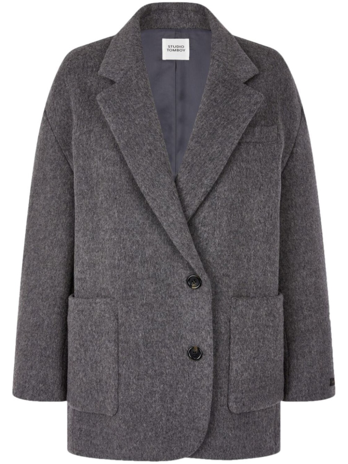 Пальто STUDIO TOMBOY с матовой отделкой, серый
Пальто STUDIO TOMBOY с матовой отделкой, серый
