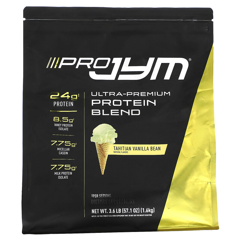 JYM Supplement Science, Протеиновая смесь ультрапремиального качества, стручки таитянской ванили, 1,6 кг (3,6 фунта)
JYM Supplement Science, Протеиновая смесь ультрапремиального качества, стручки таитянской ванили, 1,6 кг (3,6 фунта)