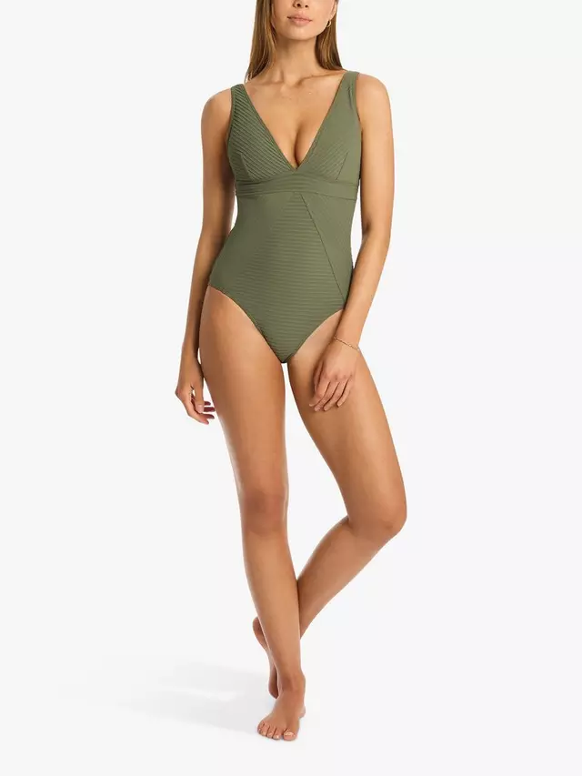 Купальник Sea Level Spinnaker Panel Line Textured, хаки
Купальник Sea Level Spinnaker Panel Line Textured, хаки