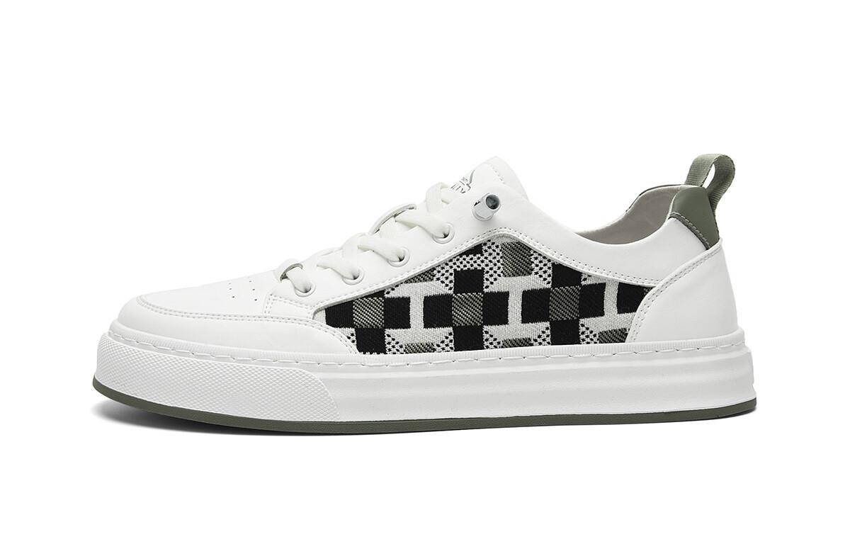 Кеды мужские, обувь для скейтбординга низкая Hla, белый/коричневый
Кеды мужские, обувь для скейтбординга низкая Hla, белый/коричневый