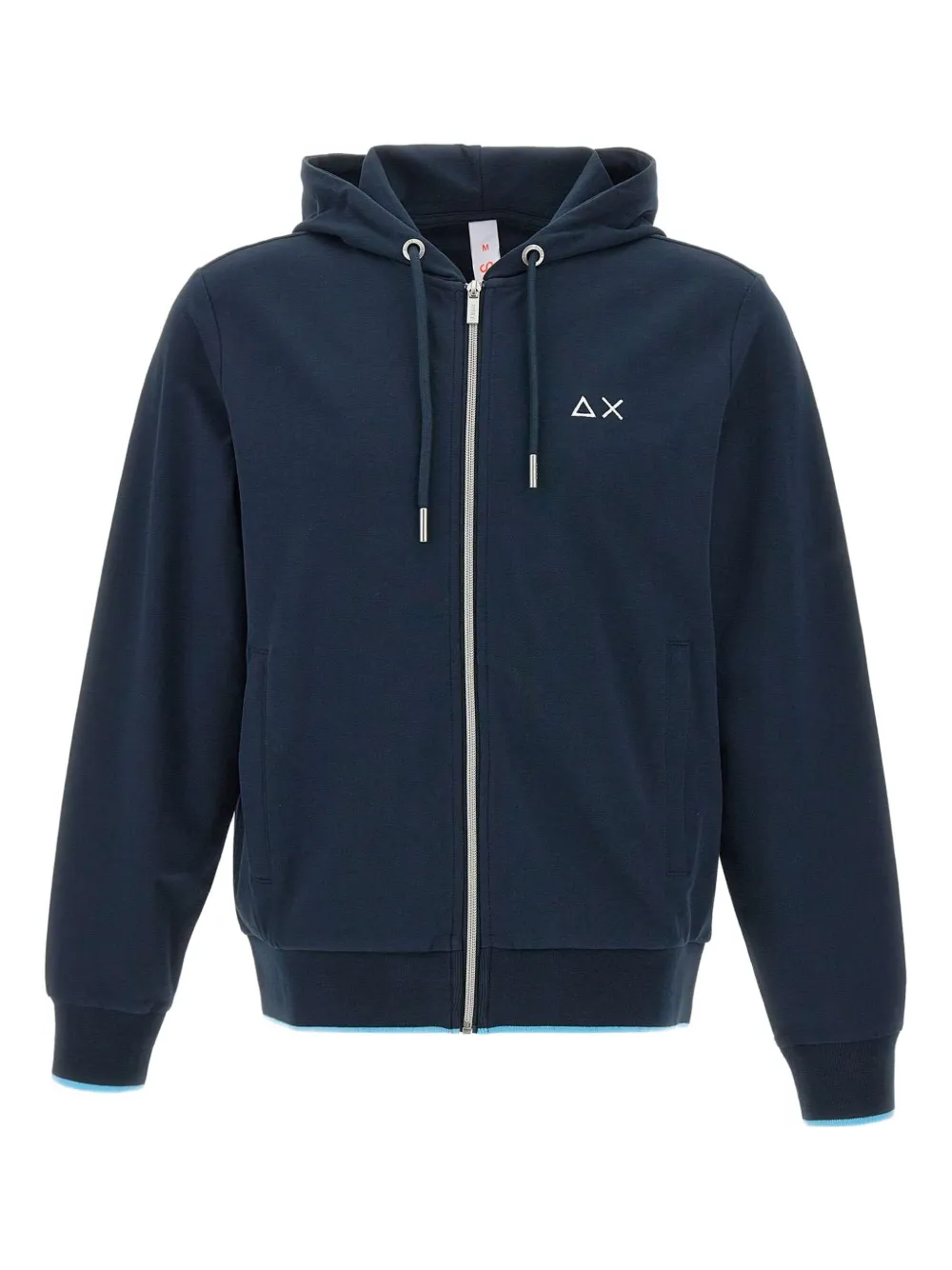 Толстовка с капюшоном на молнии Sun68, синий 
Толстовка с капюшоном на молнии Sun68, синий