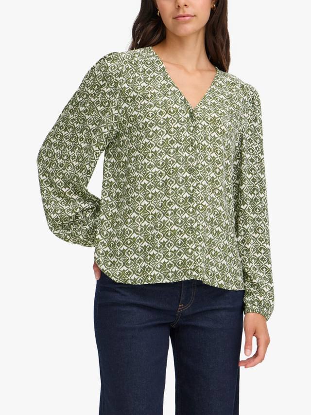 Блузка Vera Geometric с длинными рукавами и V-образным вырезом ICHI
Блузка Vera Geometric с длинными рукавами и V-образным вырезом ICHI