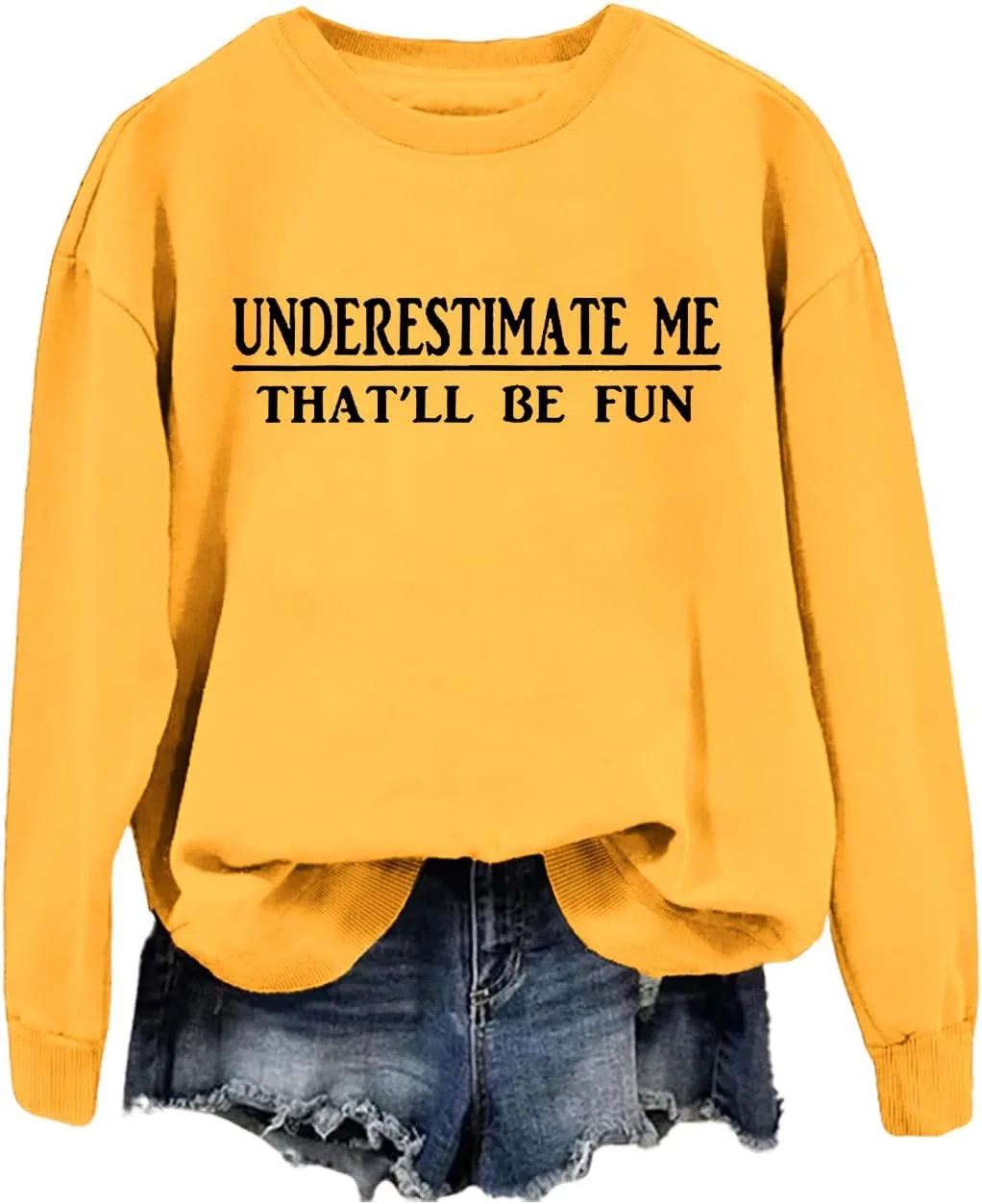 Свитшот Underestimate Me That'll Be Fun
Свитшот Underestimate Me That'll Be Fun
