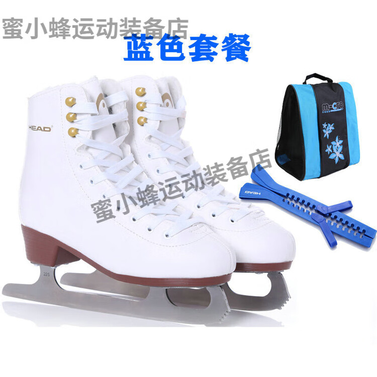 HEAD Детские коньки для начинающих взрослых, мужчин и женщин, лезвия для фигурного катания, белые ботинки, пара + синяя сумка + синий чехол для лезвий, размер 30
HEAD Детские коньки для начинающих взрослых, мужчин и женщин, лезвия для фигурного катания, белые ботинки, пара + синяя сумка + синий чехол для лезвий, размер 30