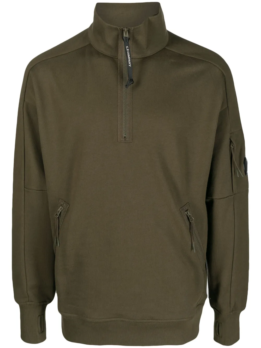 Флисовый джемпер с декором Lens C.P. Company, зеленый
Флисовый джемпер с декором Lens C.P. Company, зеленый