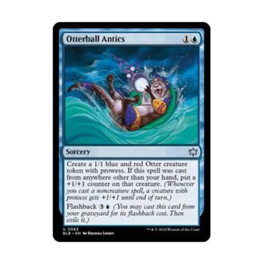 CCG Выходки выдры (U), MTG - Bloomburrow
CCG Выходки выдры (U), MTG - Bloomburrow