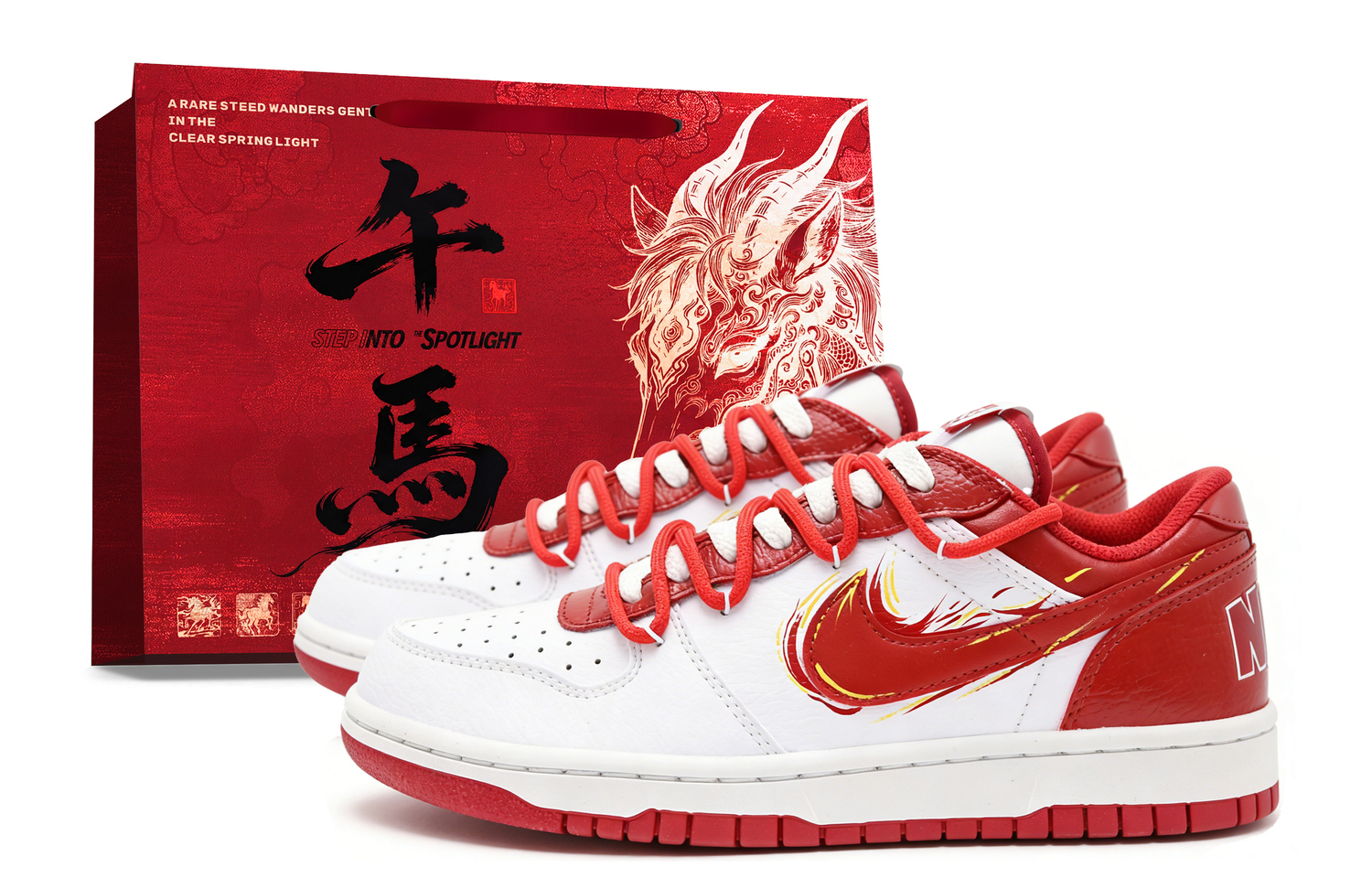 Nike Big Horse Year Edition, Shopping Bag, Кроссовки для скейтбординга Low Top, Мужские, Красный Золотой
Nike Big Horse Year Edition, Shopping Bag, Кроссовки для скейтбординга Low Top, Мужские, Красный Золотой