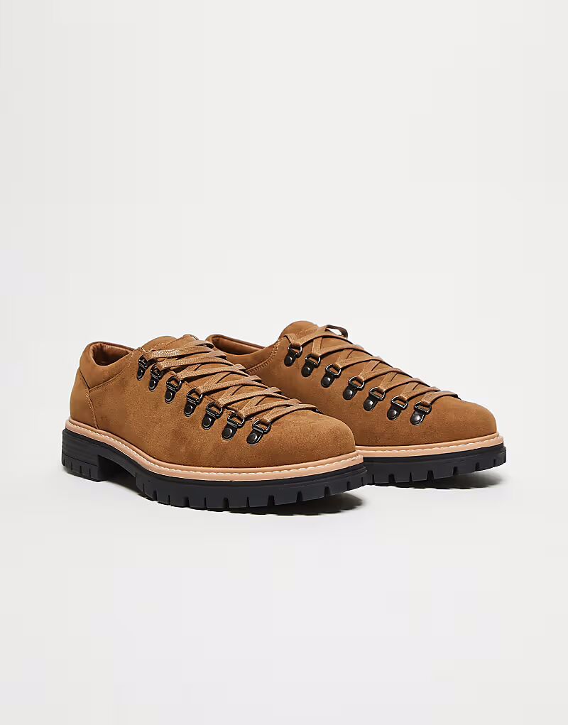 Кроссовки Hiker на шнуровке светло-коричневого цвета с многослойной шнуровкой Asos Design
Кроссовки Hiker на шнуровке светло-коричневого цвета с многослойной шнуровкой Asos Design