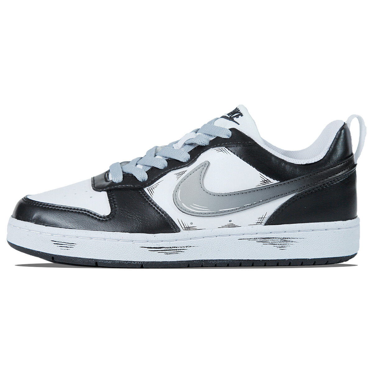 Кроссовки Nike Court Borough Skateboard Shoes Women's Low-Top Black White, черный/белый
Кроссовки Nike Court Borough Skateboard Shoes Women's Low-Top Black White, черный/белый