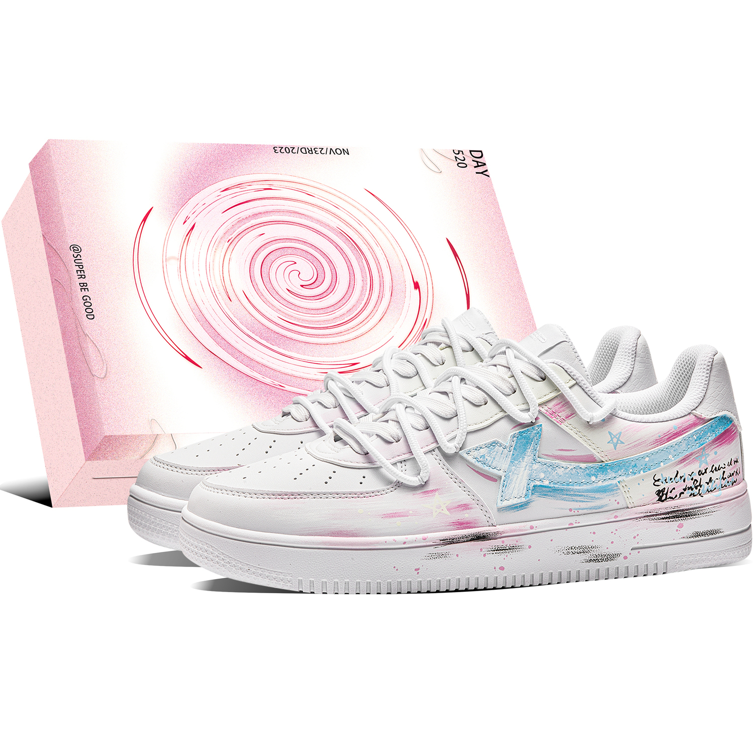 XTEP Кроссовки для скейтбординга мужские Air Force One низкие противоскользящие износостойкие синий розовый
XTEP Кроссовки для скейтбординга мужские Air Force One низкие противоскользящие износостойкие синий розовый