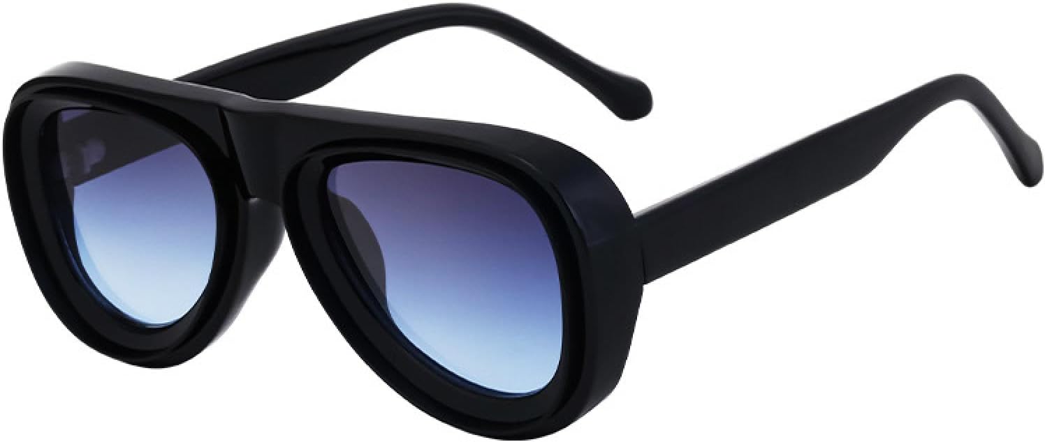 Винтажные солнцезащитные очки для женщин и мужчин, мужские солнцезащитные очки в вогнутой оправе, панк, роскошные, популярные, с большой оправой TKKTLLT, Black Gray Blue
Винтажные солнцезащитные очки для женщин и мужчин, мужские солнцезащитные очки в вогнутой оправе, панк, роскошные, популярные, с большой оправой TKKTLLT, Black Gray Blue