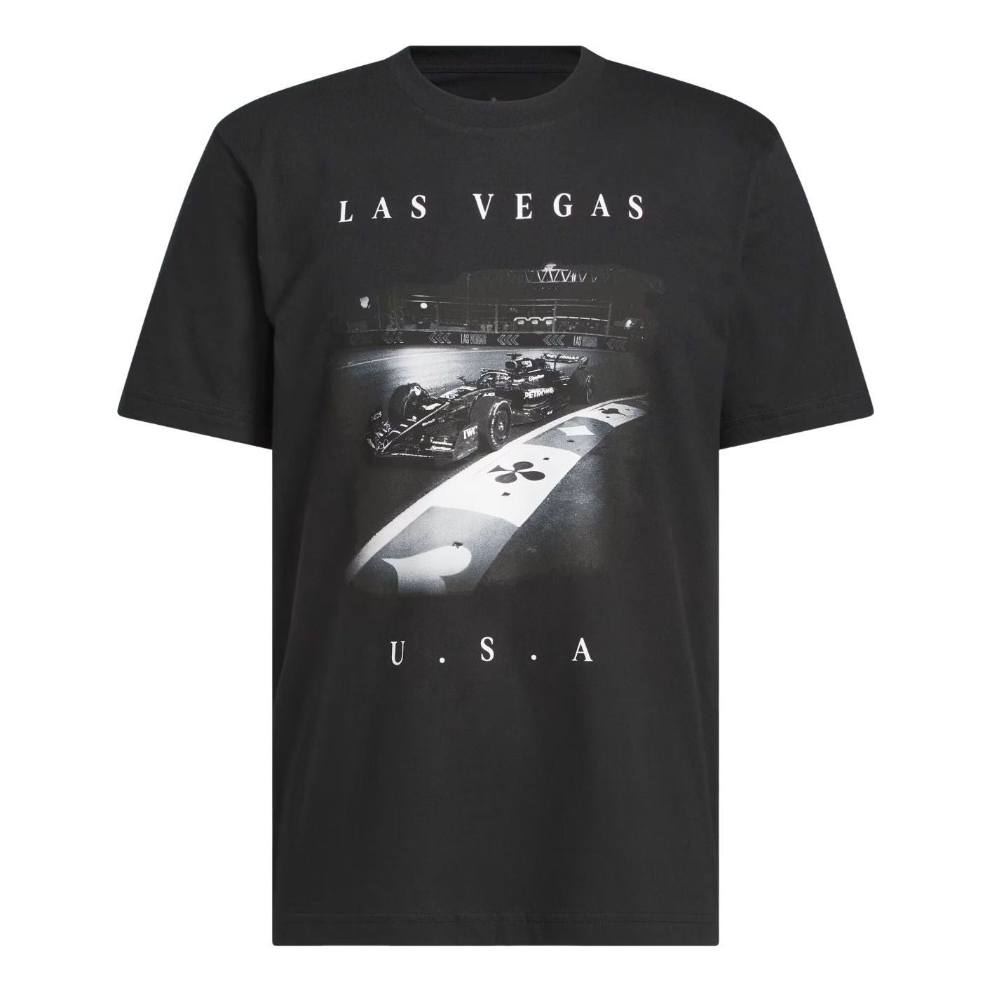 Футболка Adidas x Mercedes-AMG Petronas F1 Team Las Vegas Graphic T-Shirt 'Black'
Футболка Adidas x Mercedes-AMG Petronas F1 Team Las Vegas Graphic T-Shirt 'Black'