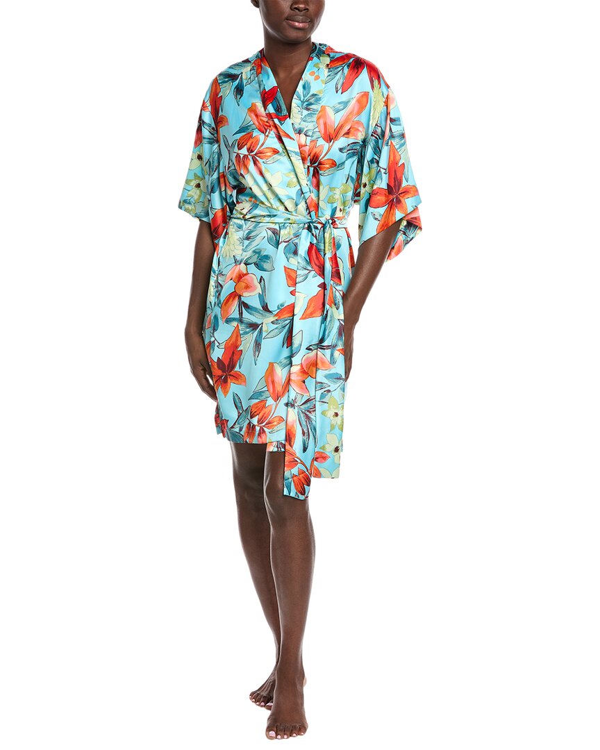 Тропический бриз атласный халат Natori N Natori, синий
Тропический бриз атласный халат Natori N Natori, синий