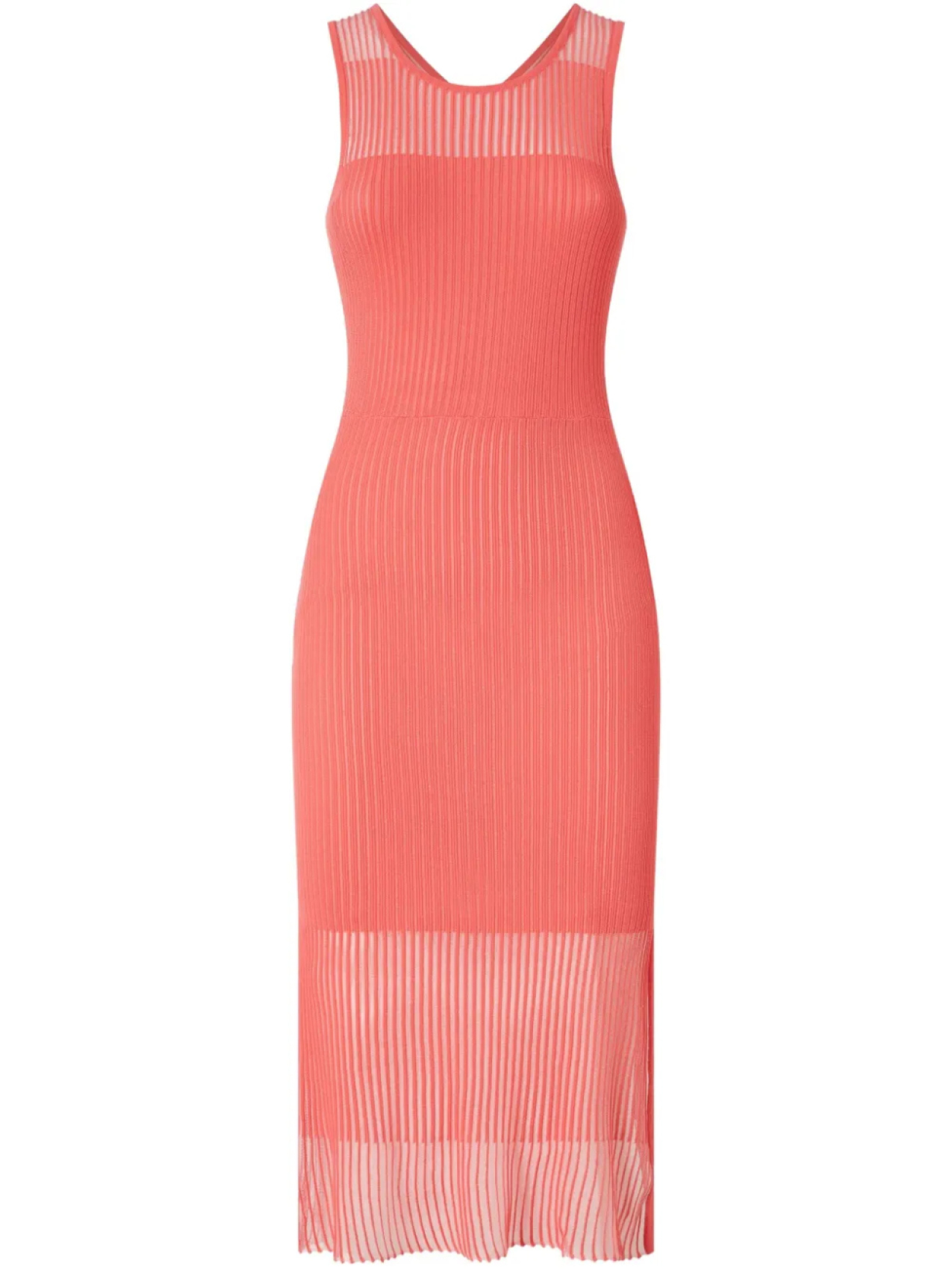 Платье миди в рубчик PINKO прозрачное, розовый
Платье миди в рубчик PINKO прозрачное, розовый